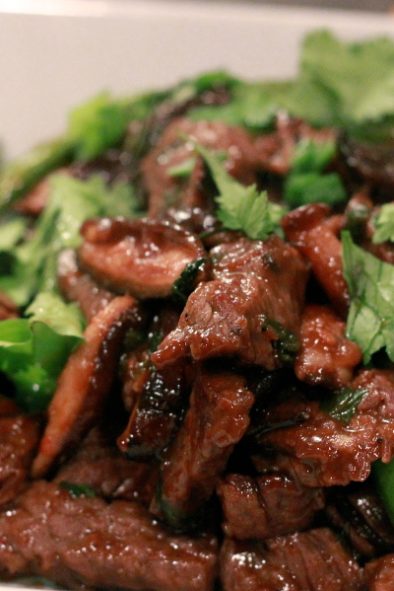 Shiitake Snow Pea Stirfry