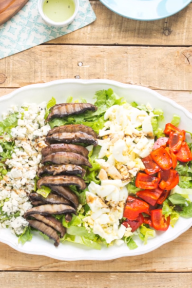 Grilled Mushroom Cobb Salad