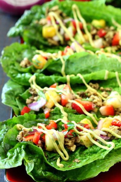 Healthy Taco Lettuce Wraps