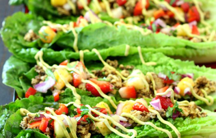 Healthy Taco Lettuce Wraps