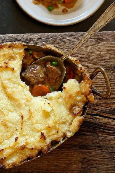 Shepherd’s Pie with Mushrooms, Stout and Potatoes