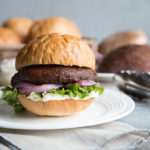 Grilled Portabella Burgers with Garlic Mayo