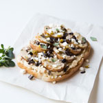 mushrooms on toast
