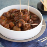 Slow Cooker Barbecue Mushrooms
