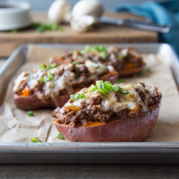 BBQ Turkey Sweet Potatoes