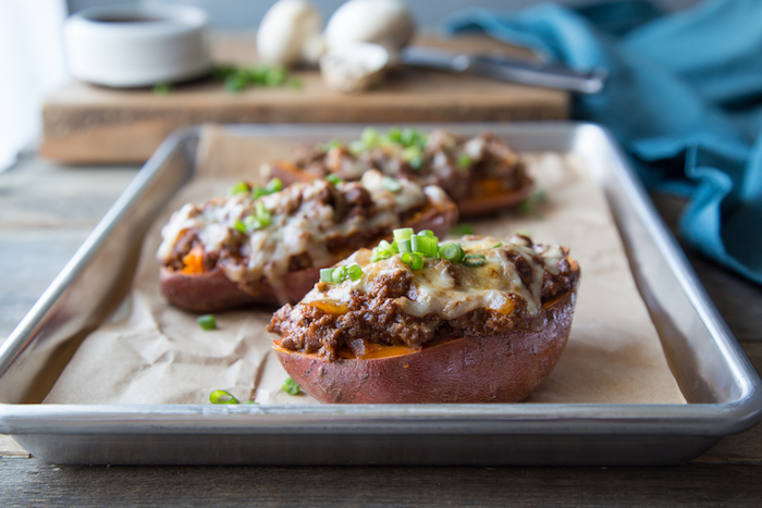 BBQ Turkey Sweet Potatoes