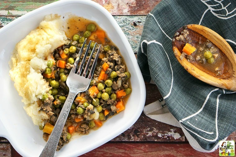 Easy Shepherd’s Pie with Ground Turkey and Portobello Mushrooms