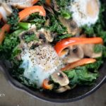 Egg Mushroom Kale Skillet