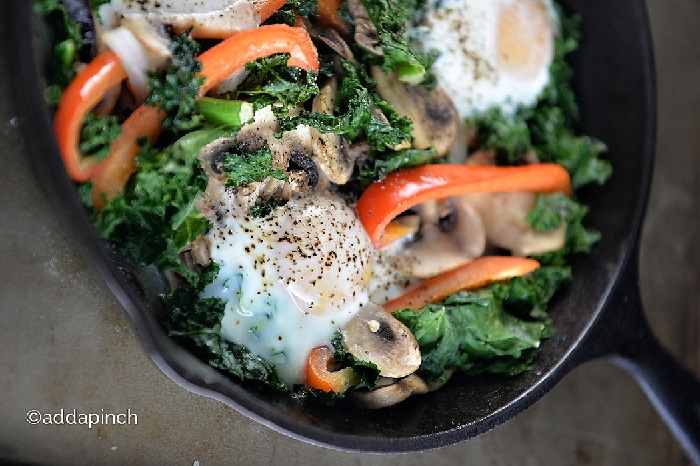 Egg-Mushroom-Kale-Skillet