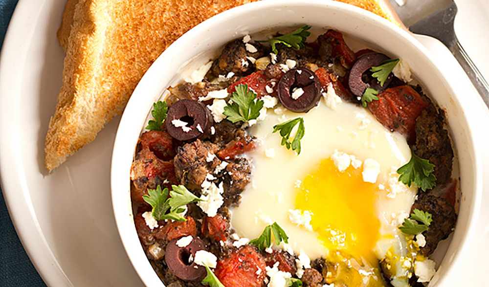 Greek Baked Eggs