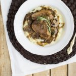 Lamb Loin Chops with Mushroom Marsala Sauce