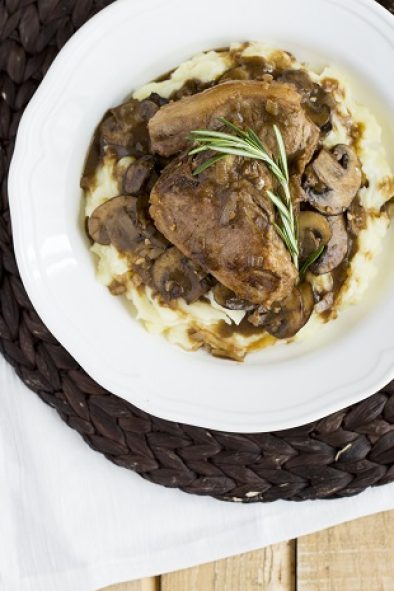 Lamb Loin Chops with Mushroom Marsala Sauce