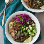 Marinated Mushroom Bowls wtih Lentils and Wild Rice2-high