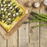 Mushroom, Asparagus and Goat Cheese Tart