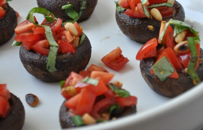 Mushroom Bruschetta Bites