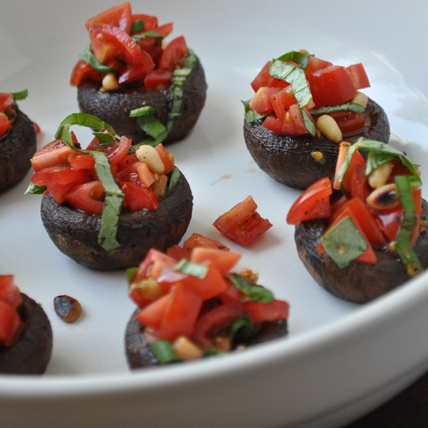 Mushroom Bruschetta Bites