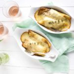 Mushroom Crepes with Gruyere Béchamel Sauce