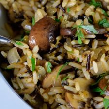 Mushrooms with Long Grain and Wild Rice-image