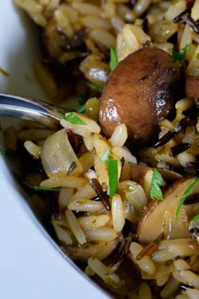 Mushrooms with Long Grain and Wild Rice