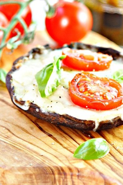 Pesto Portabella Pizzas