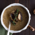 Roasted Mushroom Parsnip Soup