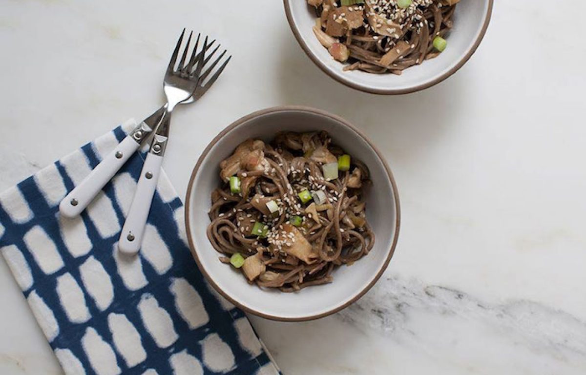 Soba Noodles with Sautéed Oyster Mushrooms Mushroom Recipes
