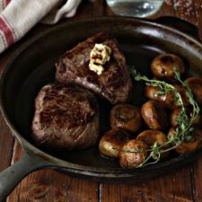 Steak with Herb Sautéed Mushrooms-image