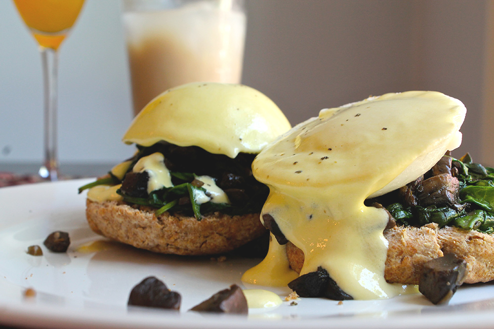 Truffle Mushroom Eggs Benedict