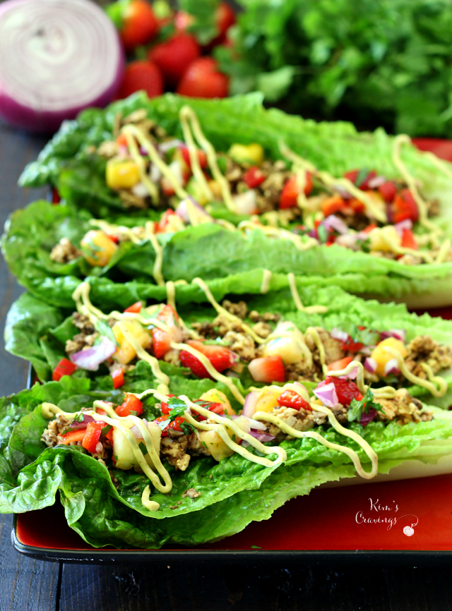 Healthy Lettuce Taco Wraps