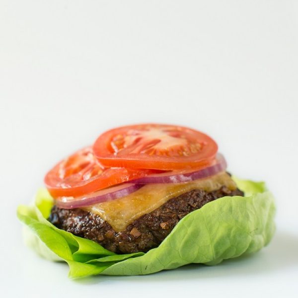 Mighty Mushroom Lettuce Wrapped Blended Burger