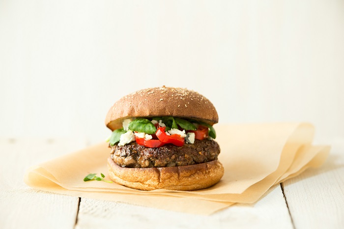 Mighty Mushroom Blended Burger – Mushroom Council