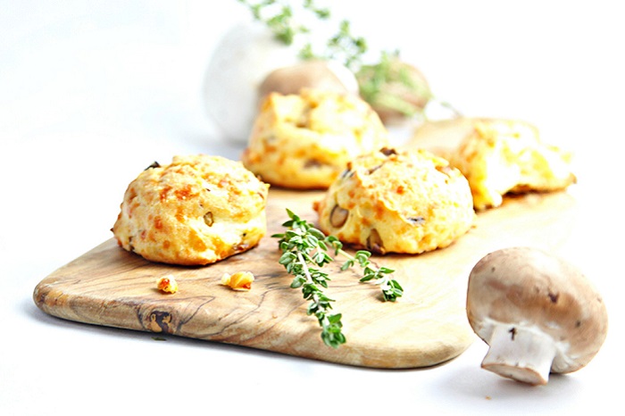 Cheesy Mushroom Gourgeres