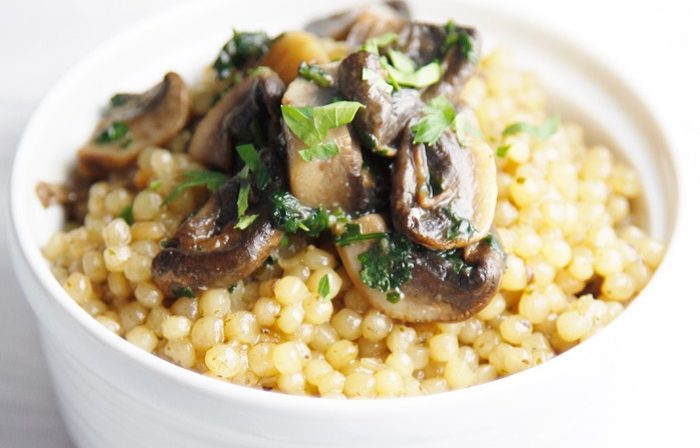 Couscous with Mushrooms and Herbs