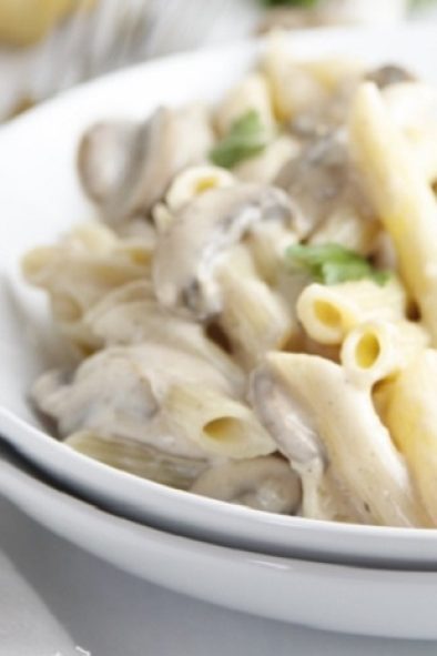 Pasta with Creamy Mushroom Sauce