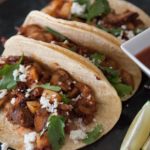 Mushroom, Potato and Chorizo Tacos
