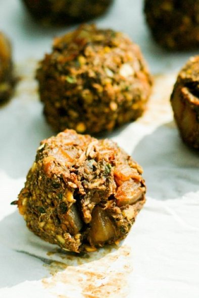 Mushroom Lentil Meatballs