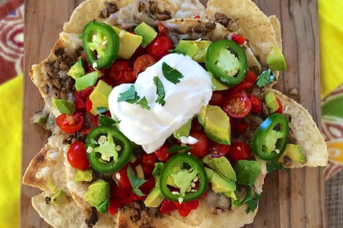 Loaded Veggie Nachos