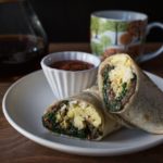 Mushroom Breakfast Burritos