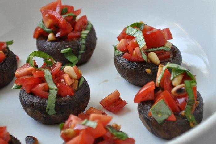 Mushroom Bruschetta Bites