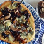 Mushroom, Caramelized Onion & Blue Cheese Flatbreads