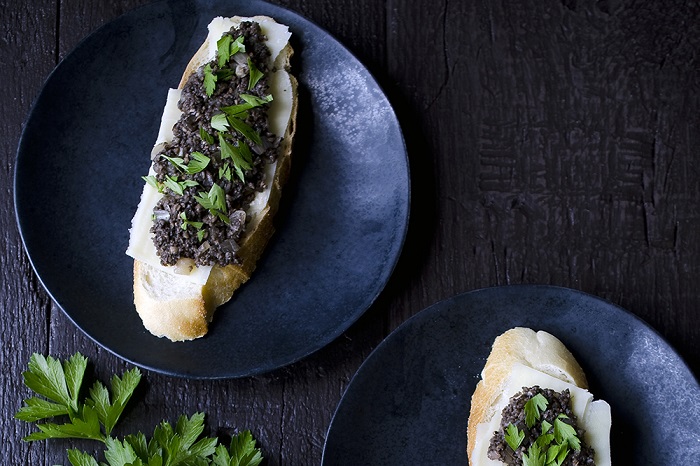 Mushroom Duxelle Crostini