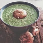 Mushroom and Pea Gazpacho Soup
