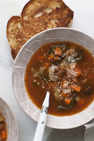 Mushroom Minestrone