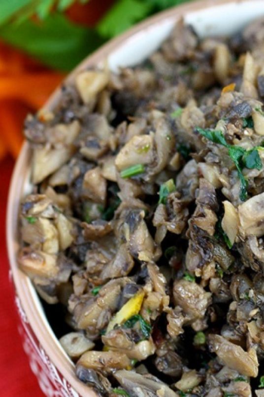 Mushroom Larb Mushroom Recipes