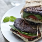Portabella with Halloumi 'Burgers'