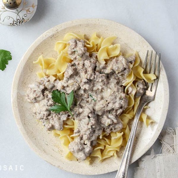 Quick Mushroom Beef Skillet Stroganoff Skillet Supper