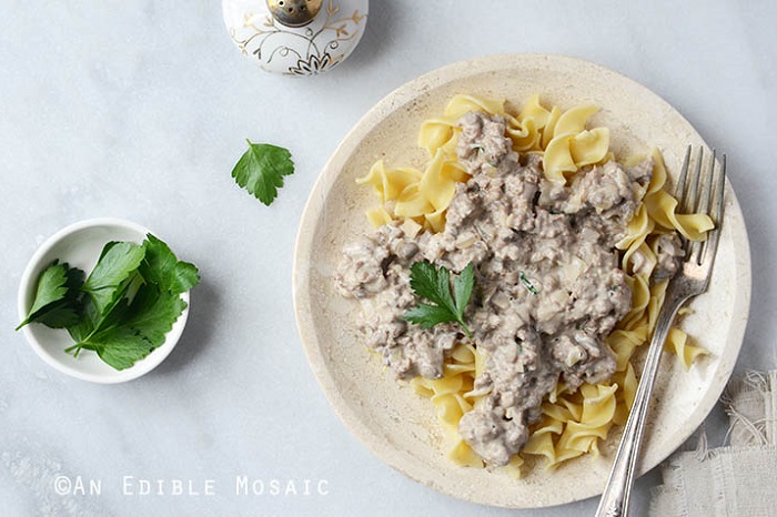 Quick Mushroom Beef Skillet Stroganoff Skillet Supper