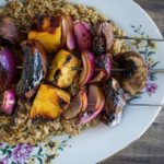 Teriyaki Portabella Mushroom Kabobs