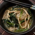 Enoki Miso Noodle Soup
