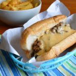Mushroom "Steak" Sandwich with Whiz